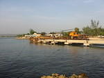 View of the dock from the Boat House Bar