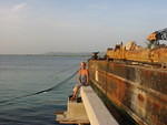Easy Rock Sue making history in Negril, first woman to walk the dock to the end!
