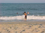 Beaches in Chincoteague with Yannick