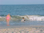 Swimming in Chincoteague