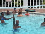 Volley Ball in the pool after lunch