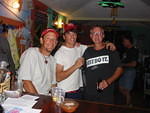 Robert & Willy (Mary's Bay Boat Bar Managers) & friend
