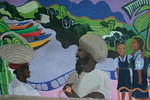 Painting on wall near Beach Club