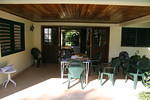 Patio at White Sands Villa