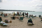 Relaxing at the beach