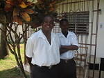 Marlo & Alden pose for a photo during Digital Photgraphy lesson