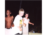 Jeff Jr, (Forrest & Michaela~Lola's kids) dancin to "The Heat is On"